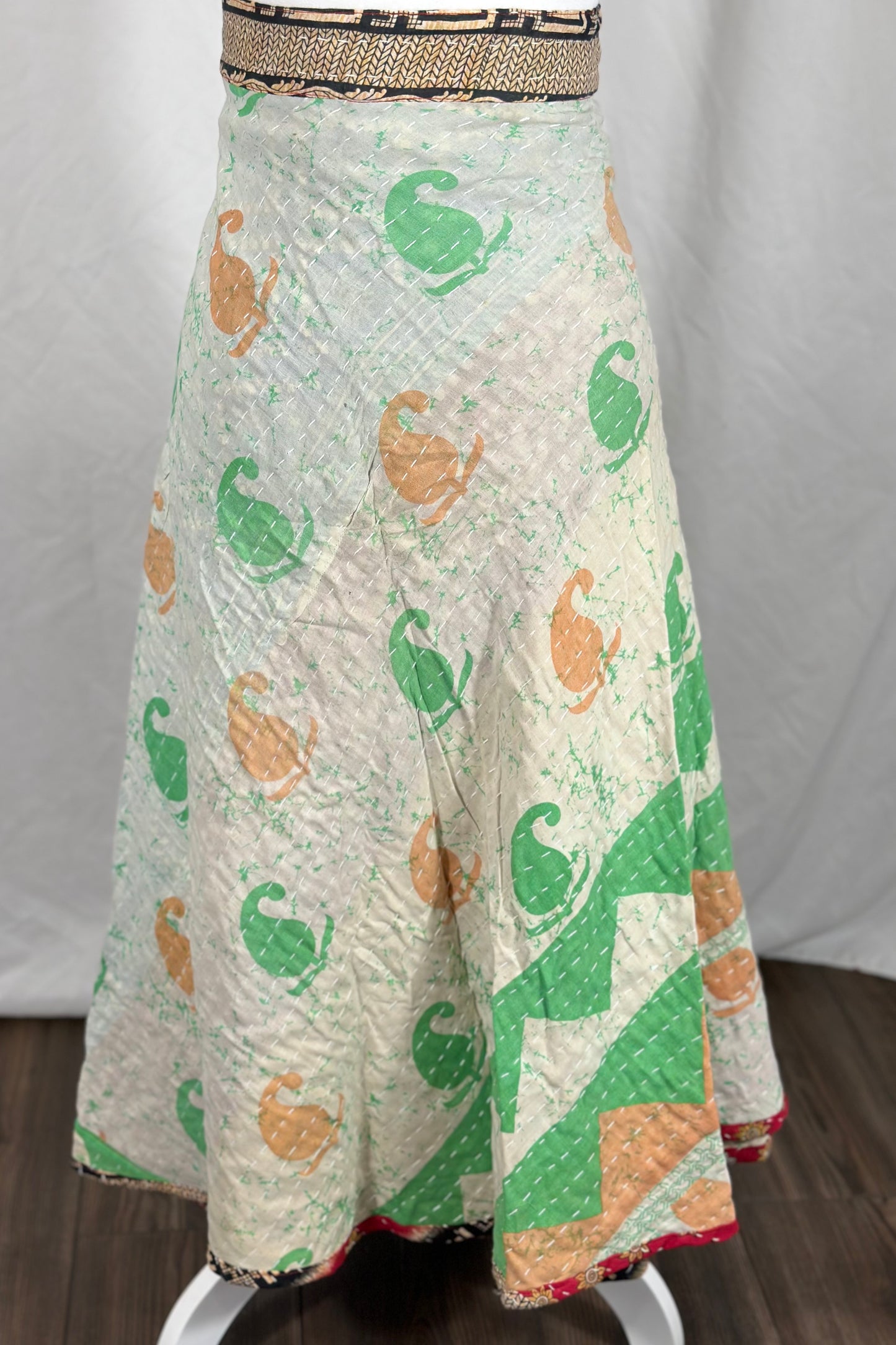 The Kantha Wrap Skirt