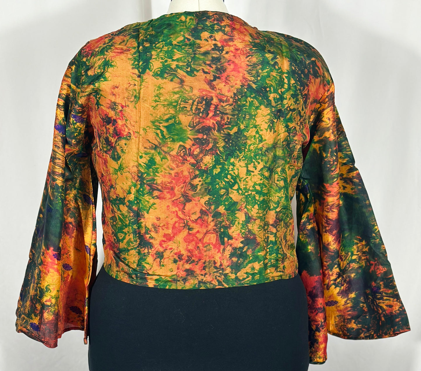 Regular Tie Dye Wrap Top