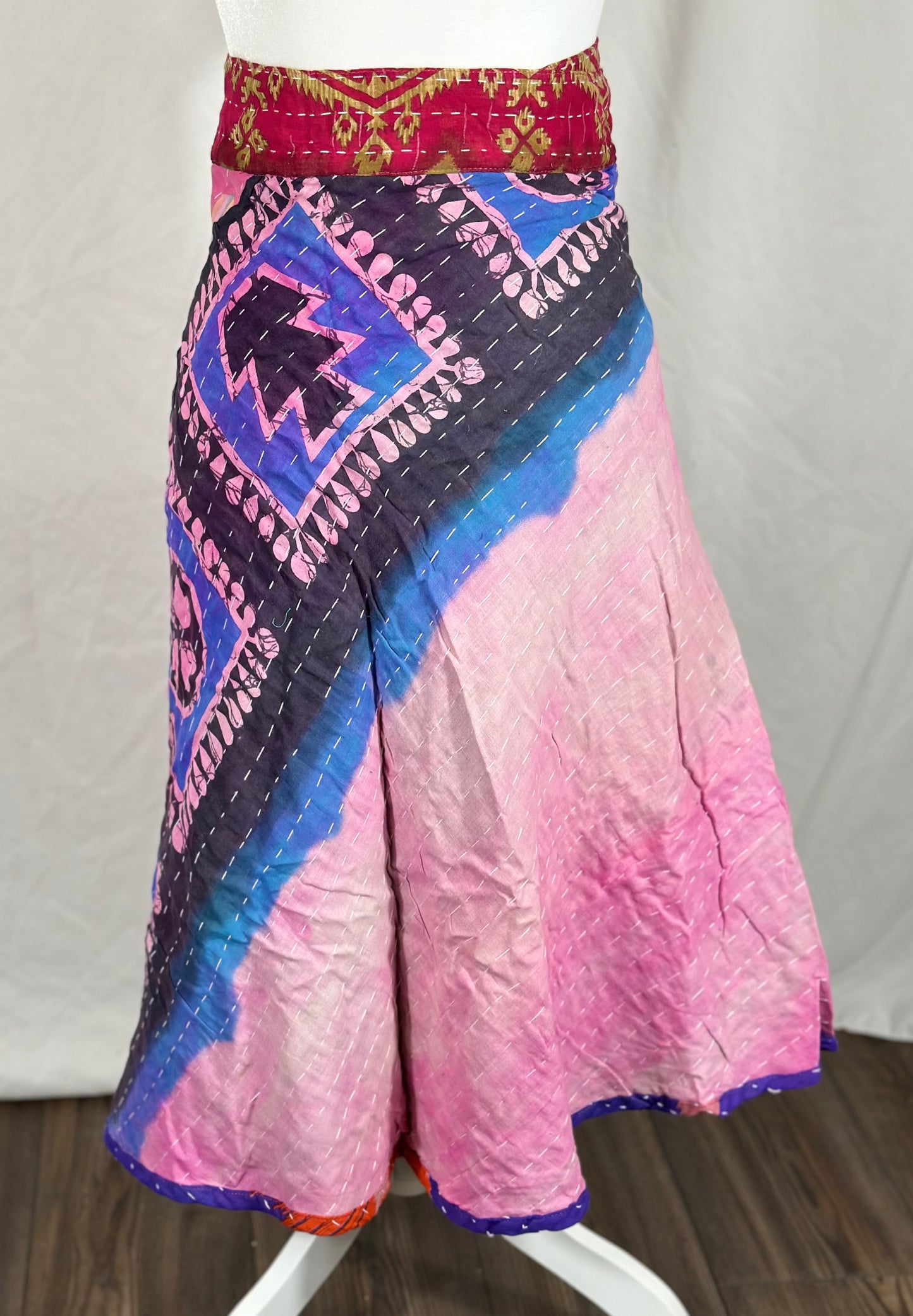 The Kantha Wrap Skirt