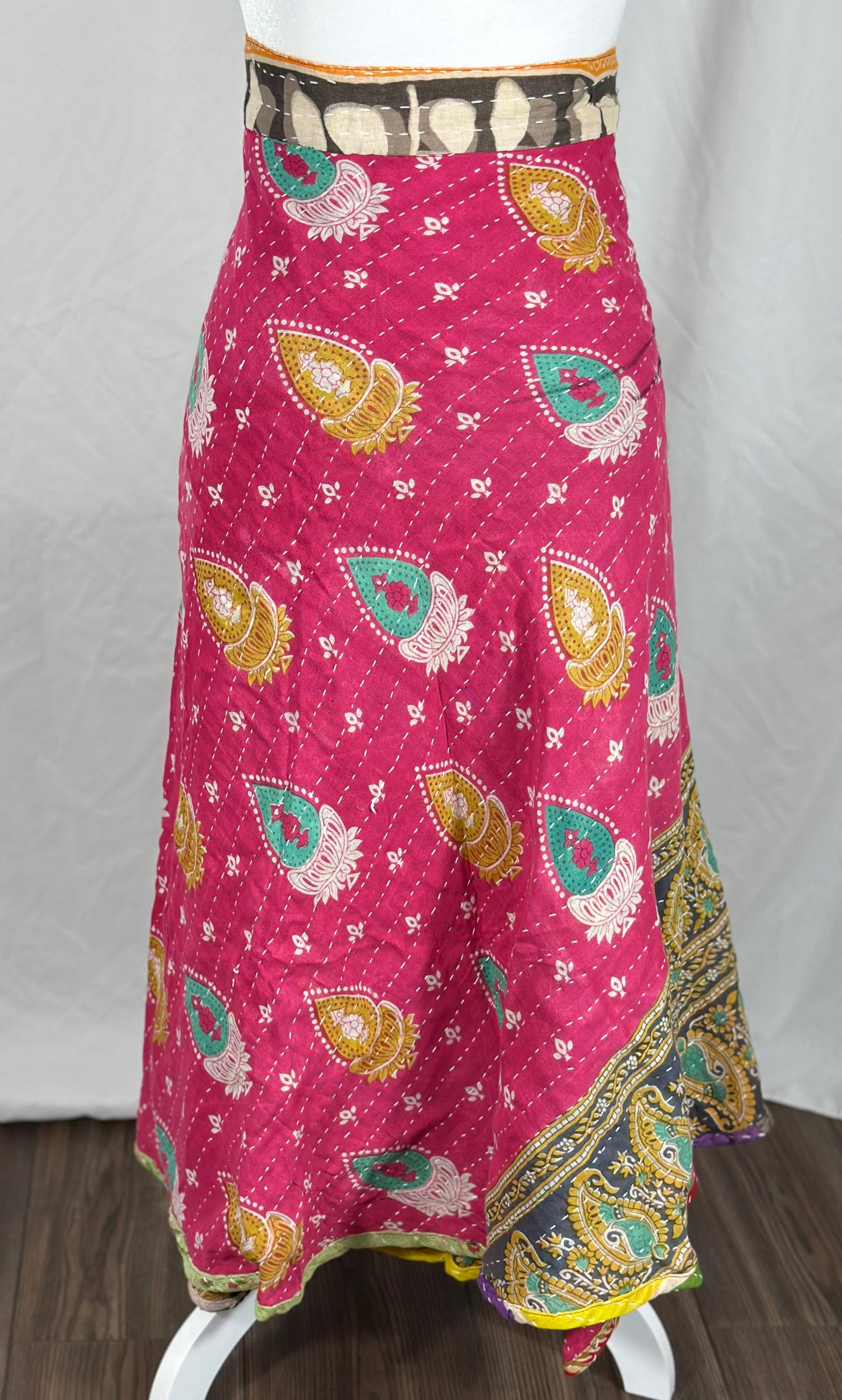 The Kantha Wrap Skirt