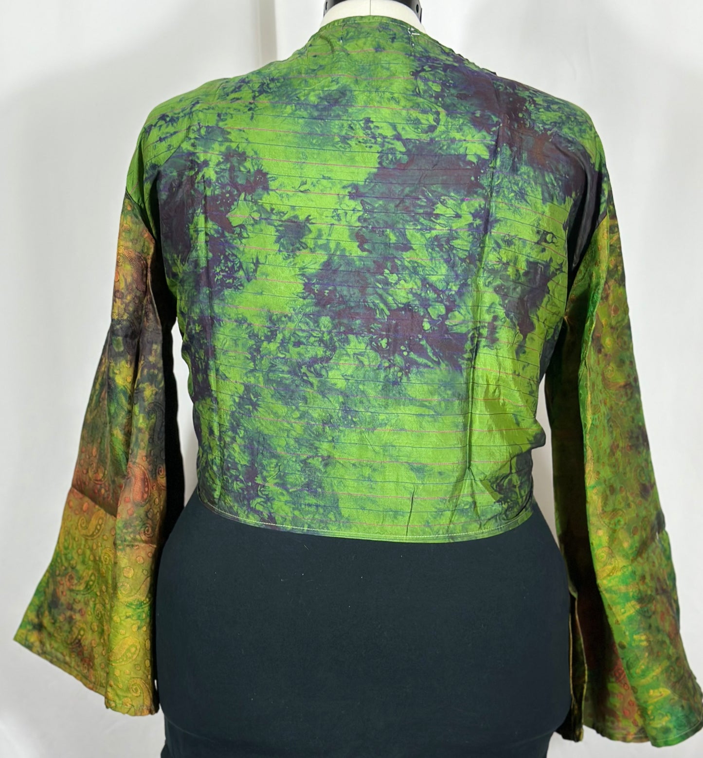 Plus Tie Dye Wrap Top