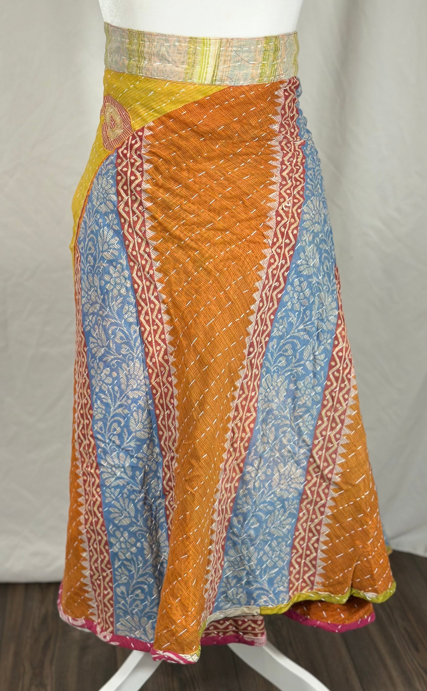 The Kantha Wrap Skirt
