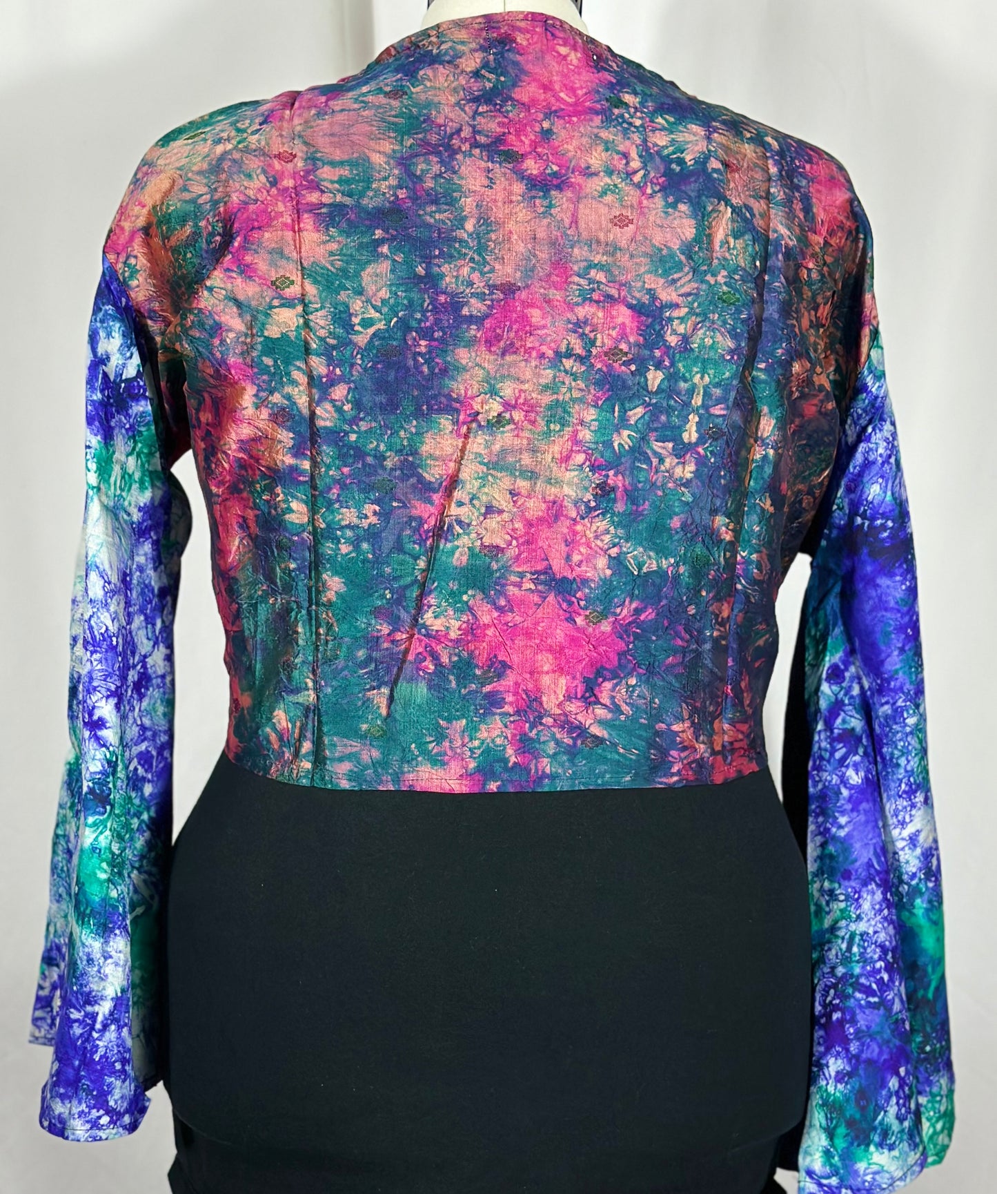 Plus Tie Dye Wrap Top
