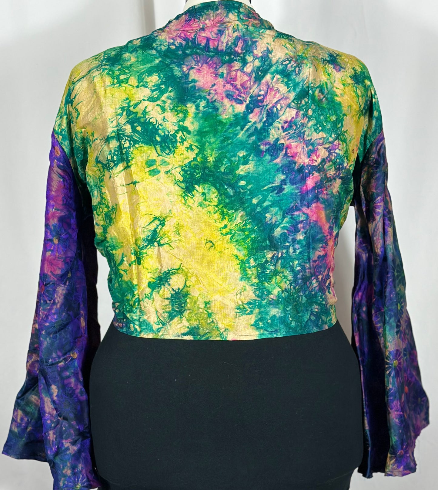 Plus Tie Dye Wrap Top