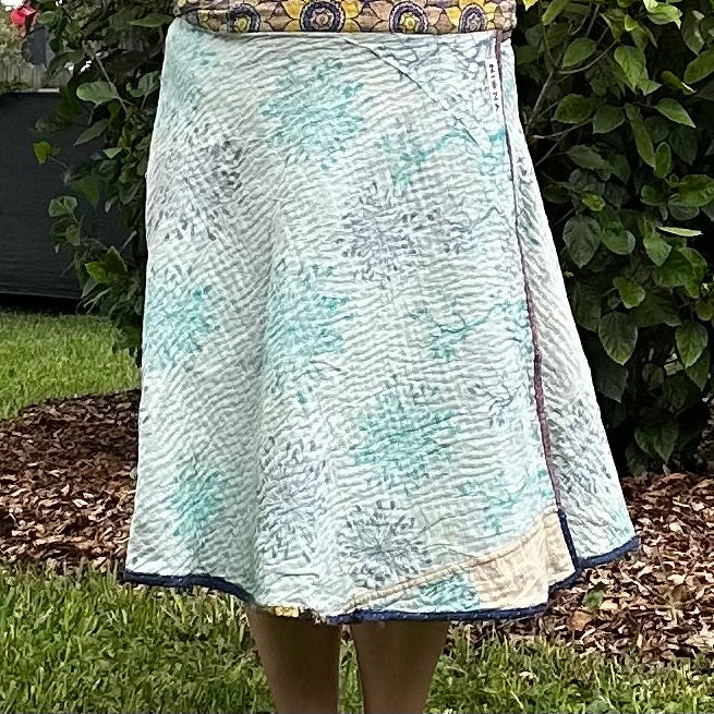 The Kantha Wrap Skirt