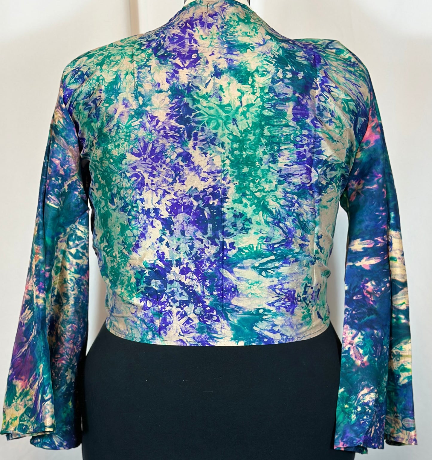 Regular Tie Dye Wrap Top