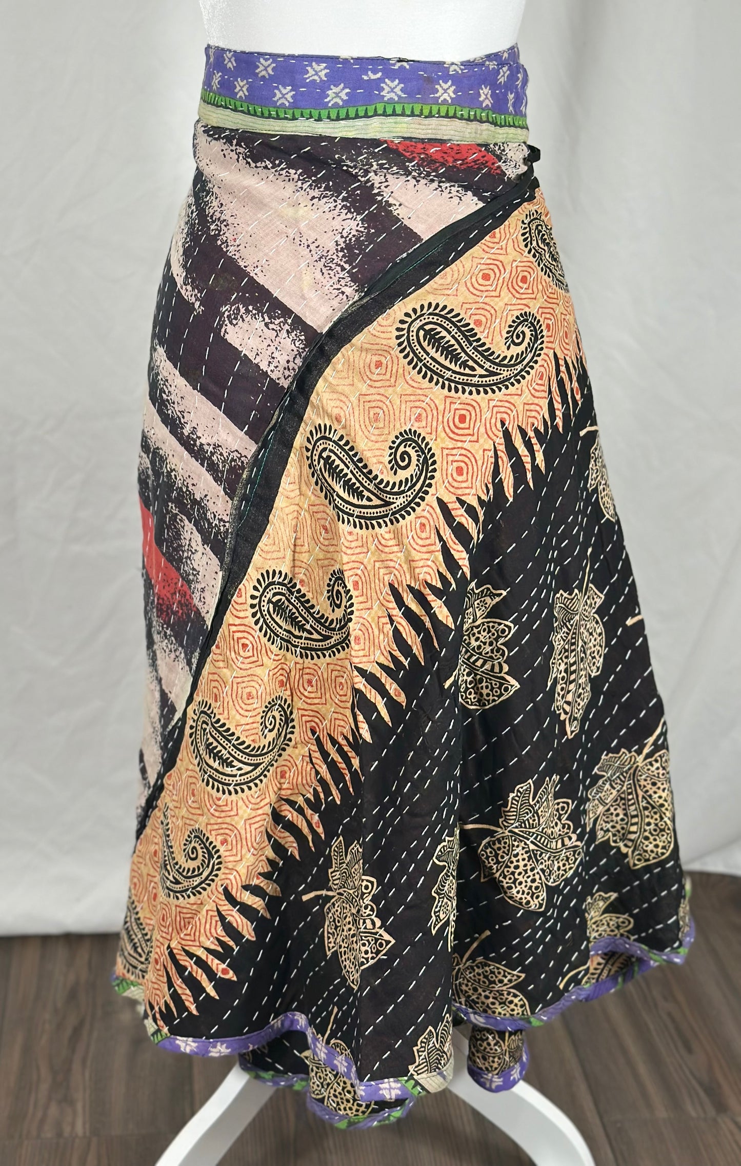The Kantha Wrap Skirt
