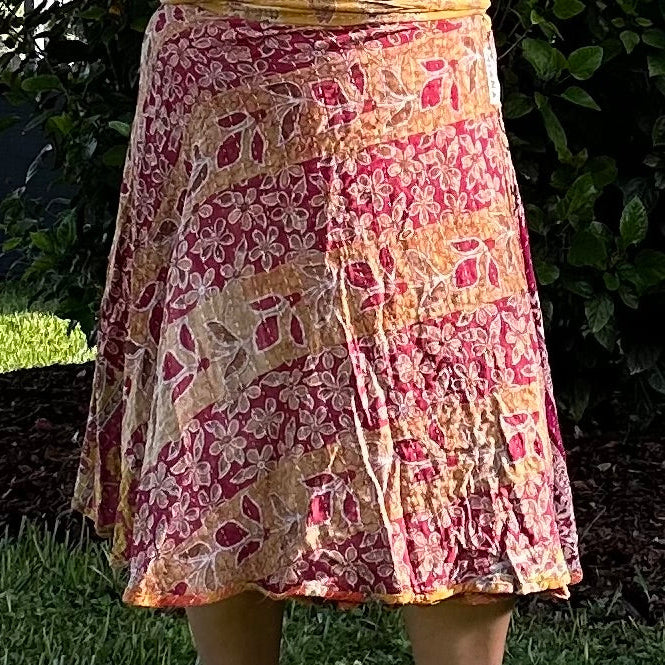 The Kantha Wrap Skirt
