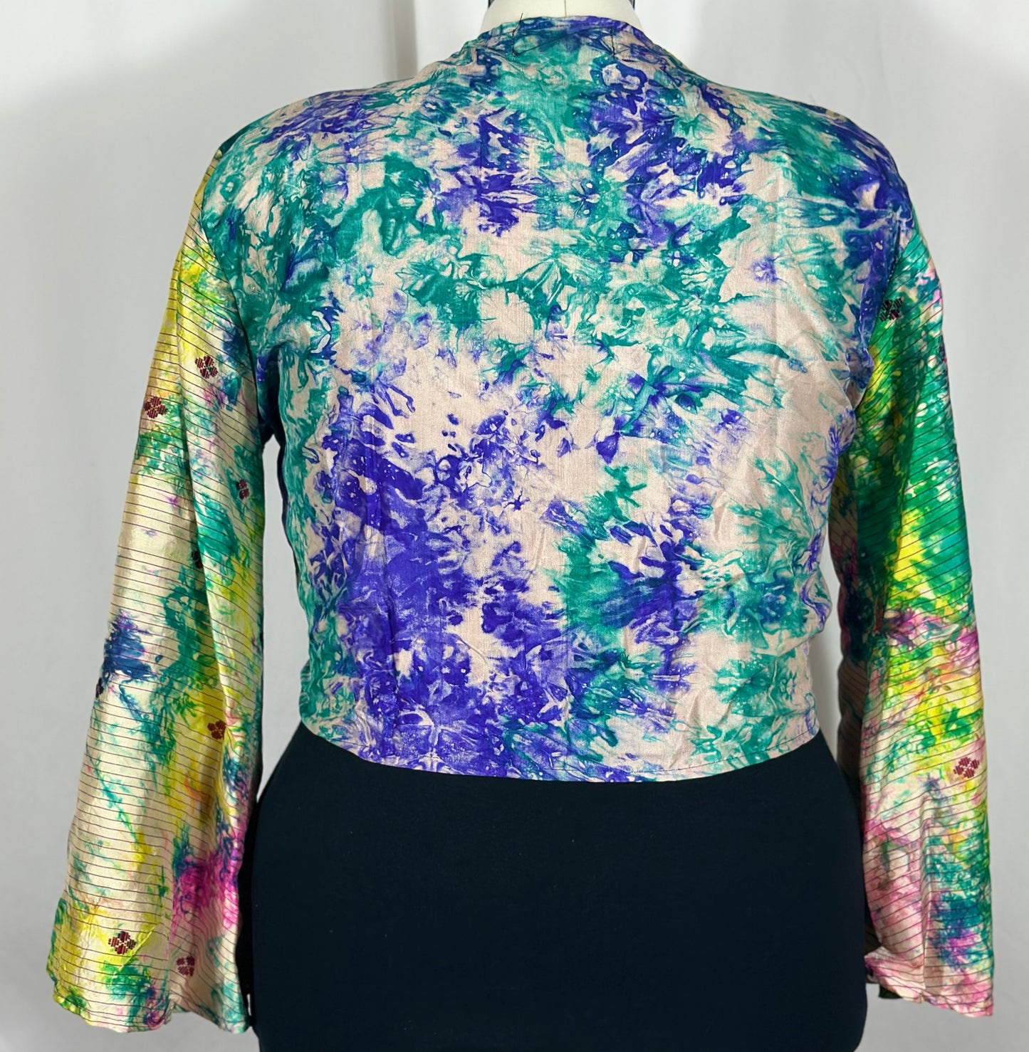 Regular Tie Dye Wrap Top