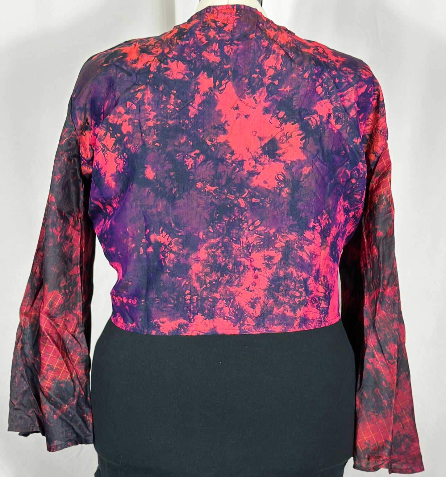 Plus Tie Dye Wrap Top