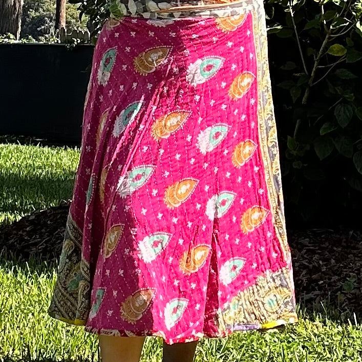 The Kantha Wrap Skirt