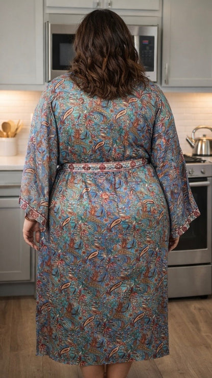 Bell Sleeved Lounge Wrap