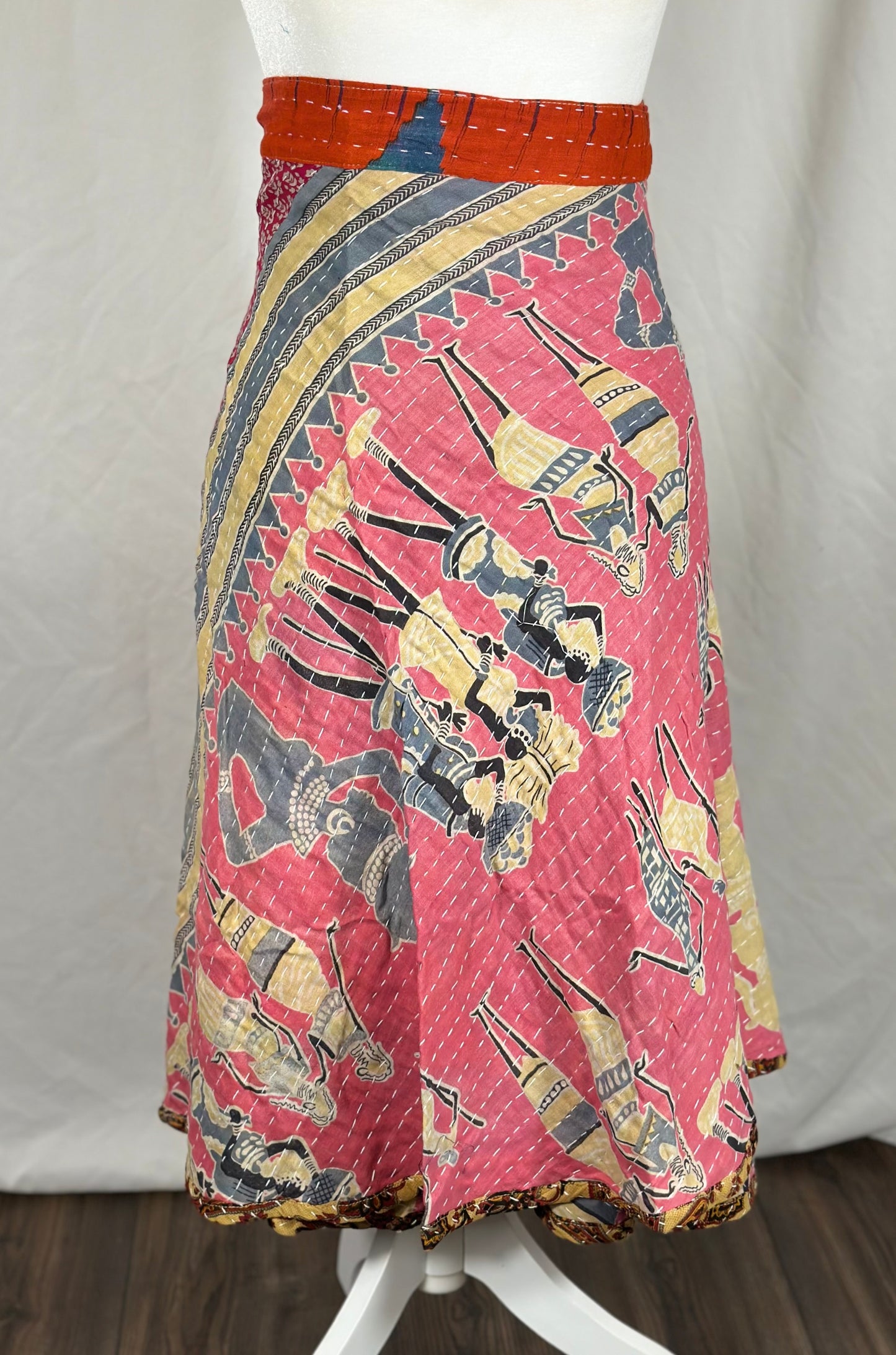The Kantha Wrap Skirt