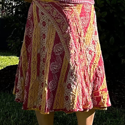 The Kantha Wrap Skirt