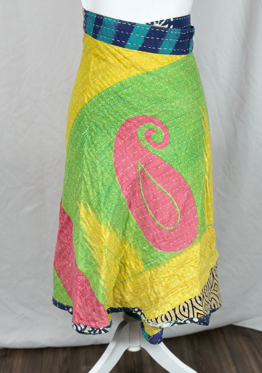 The Kantha Wrap Skirt