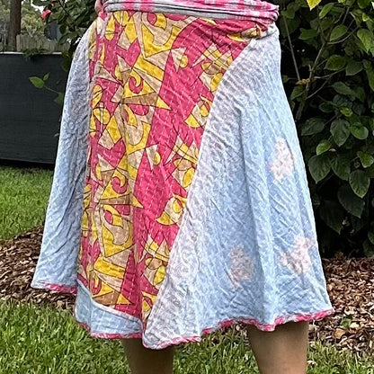 The Kantha Wrap Skirt