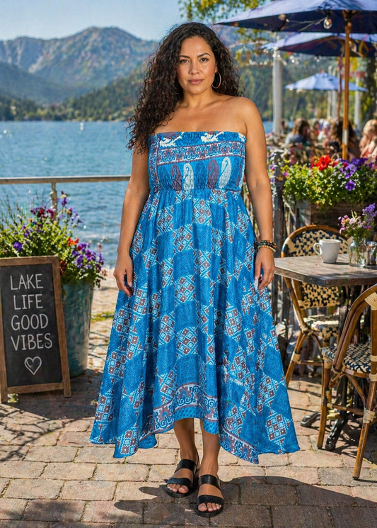 Plus Halter Dress