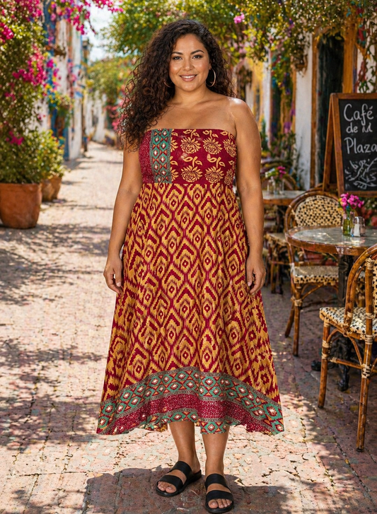 Plus Halter Dress