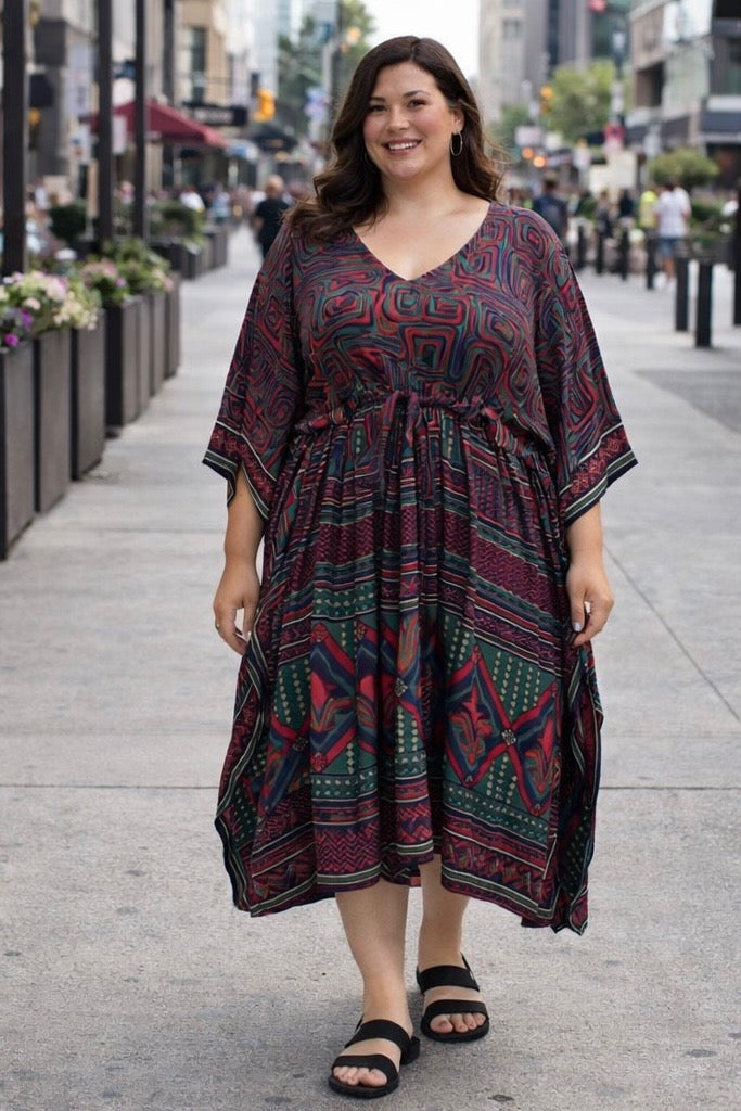 Plus Kaftan (Tea Length)