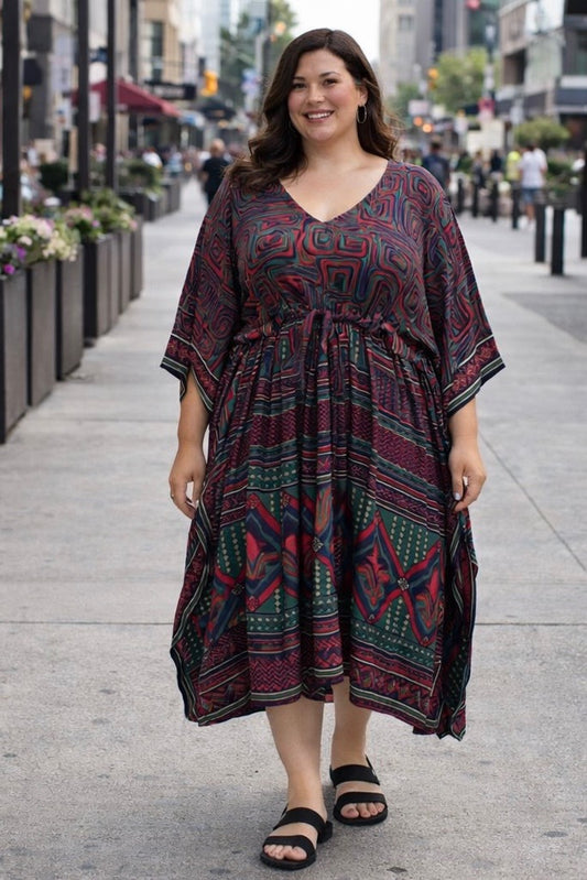 Plus Kaftan (Tea Length)