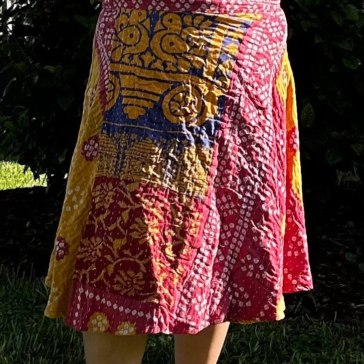 The Kantha Wrap Skirt