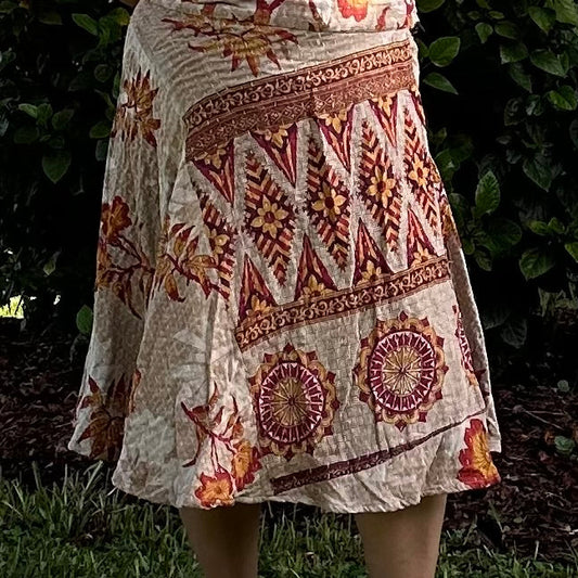 The Kantha Wrap Skirt