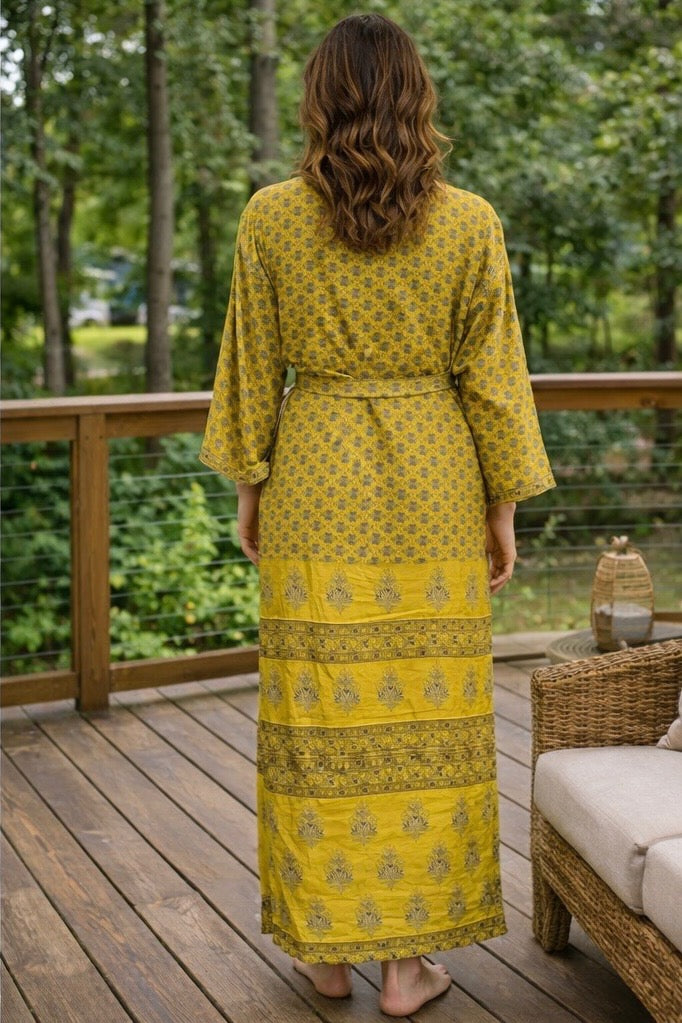 Bell Sleeved Lounge Wrap