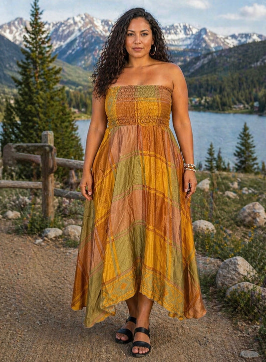 Plus Halter Dress