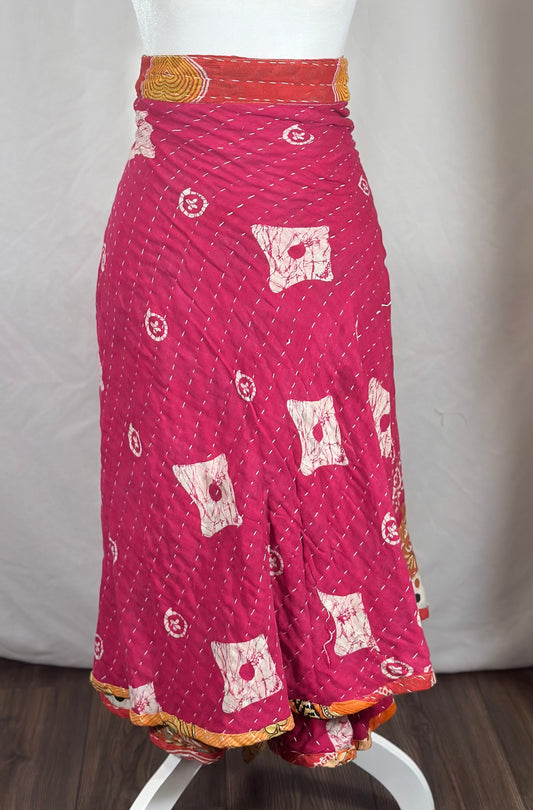The Kantha Wrap Skirt