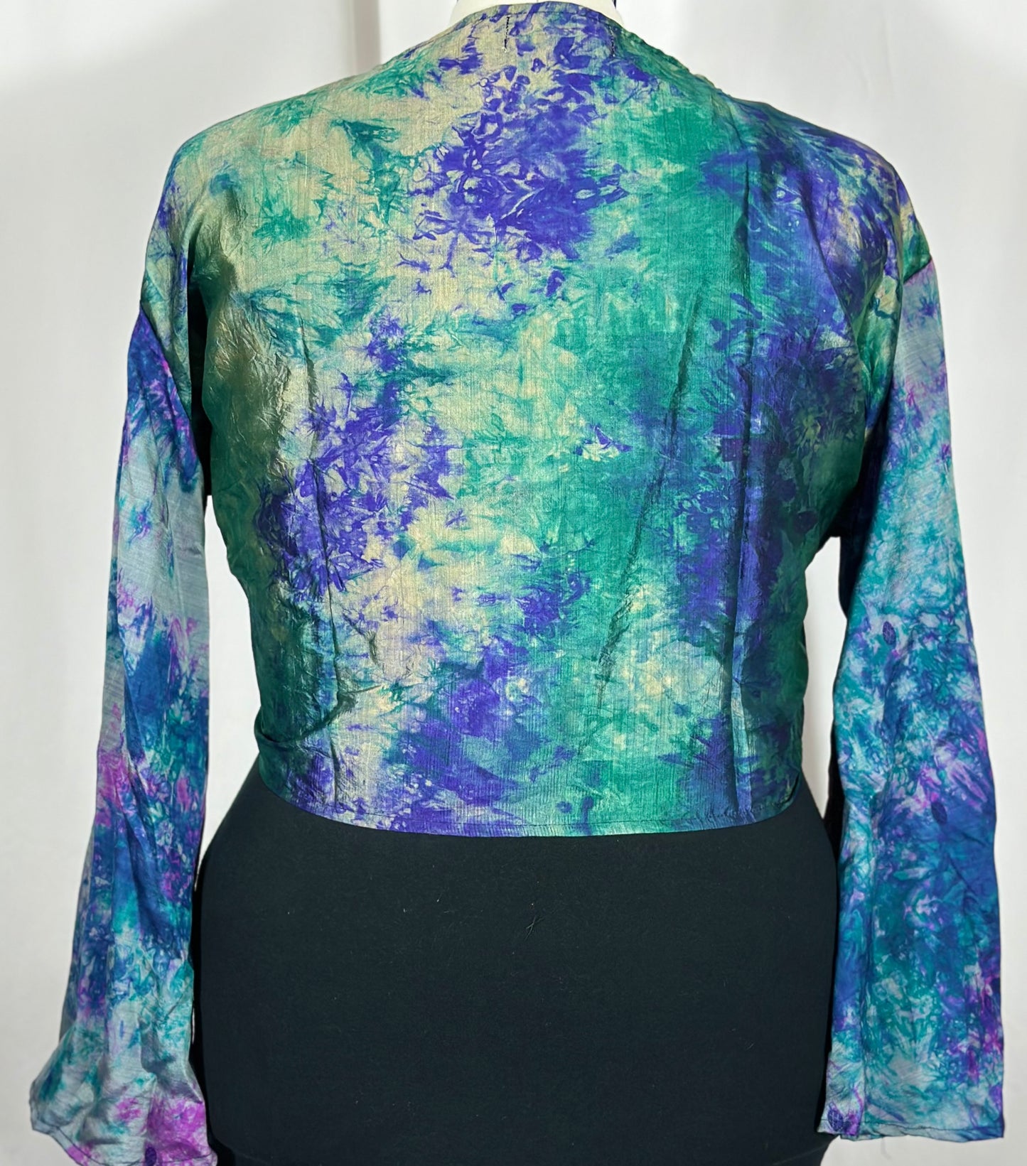 Plus Tie Dye Wrap Top
