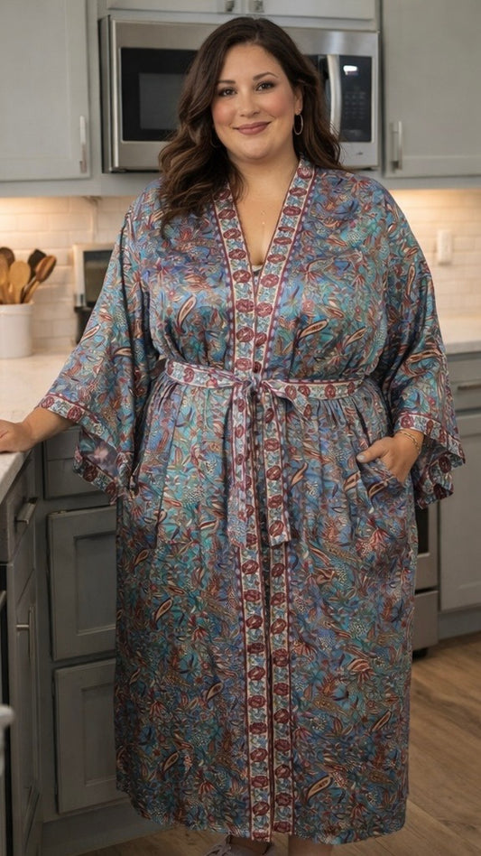 Bell Sleeved Lounge Wrap