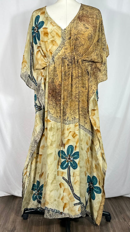 Italian Crepe Silk Kaftan