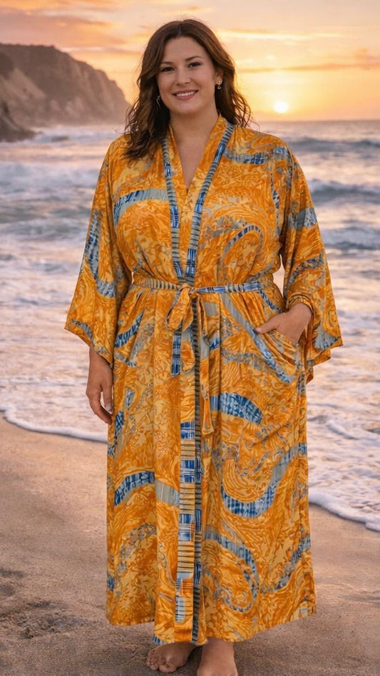 Bell Sleeved Lounge Wrap
