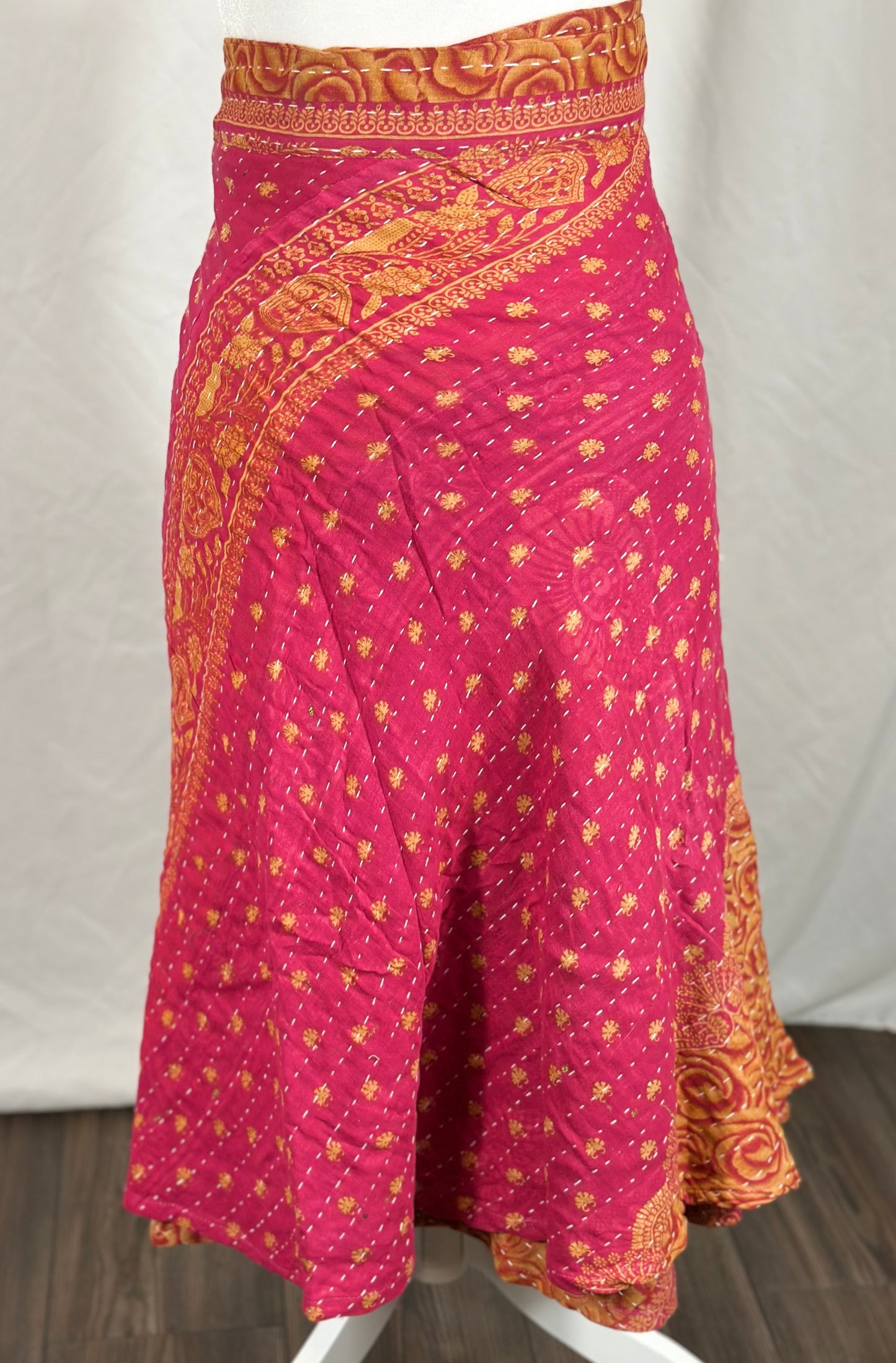 The Kantha Wrap Skirt