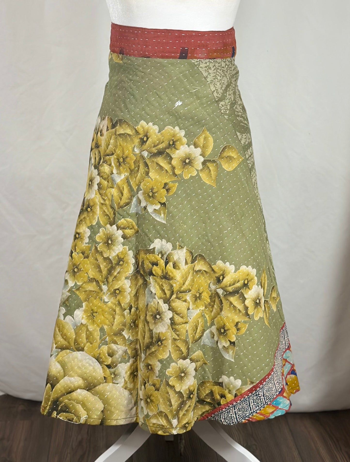 The Kantha Wrap Skirt