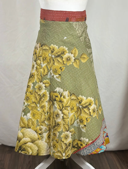The Kantha Wrap Skirt