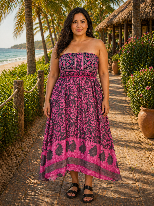 Plus Halter Dress