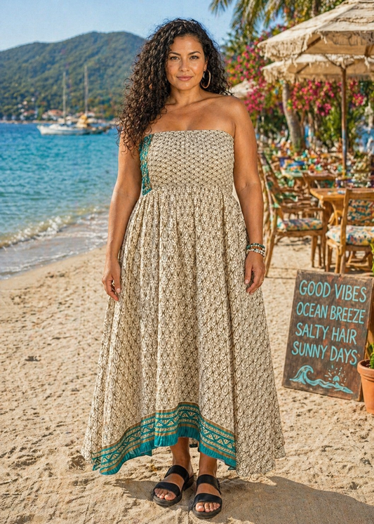 Plus Halter Dress