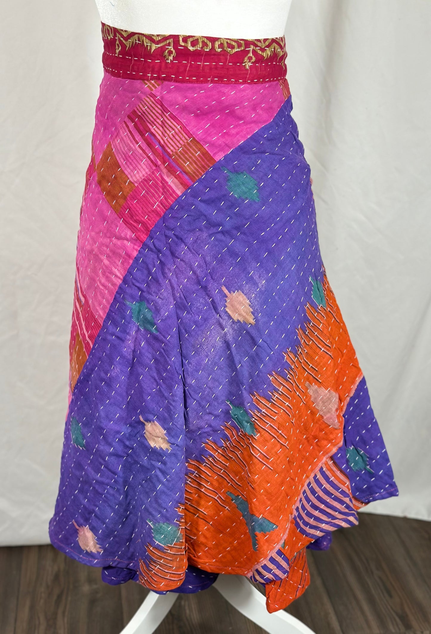 The Kantha Wrap Skirt
