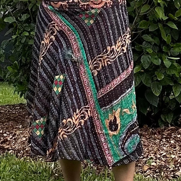 The Kantha Wrap Skirt