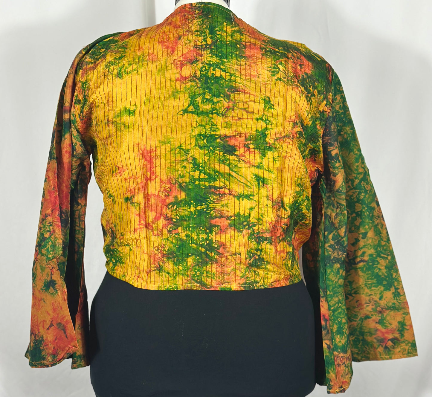 Regular Tie Dye Wrap Top
