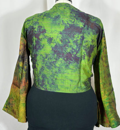 Plus Tie Dye Wrap Top
