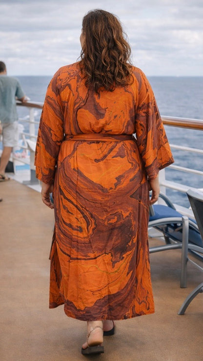 Bell Sleeved Lounge Wrap