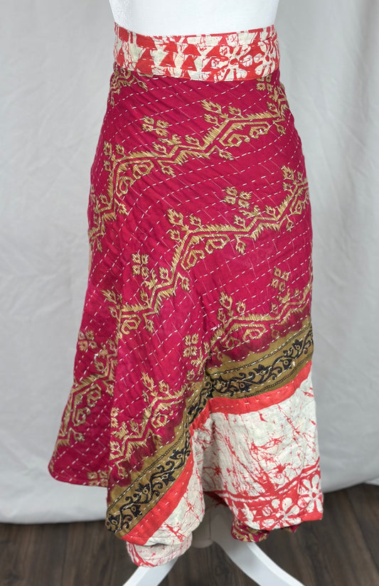 The Kantha Wrap Skirt