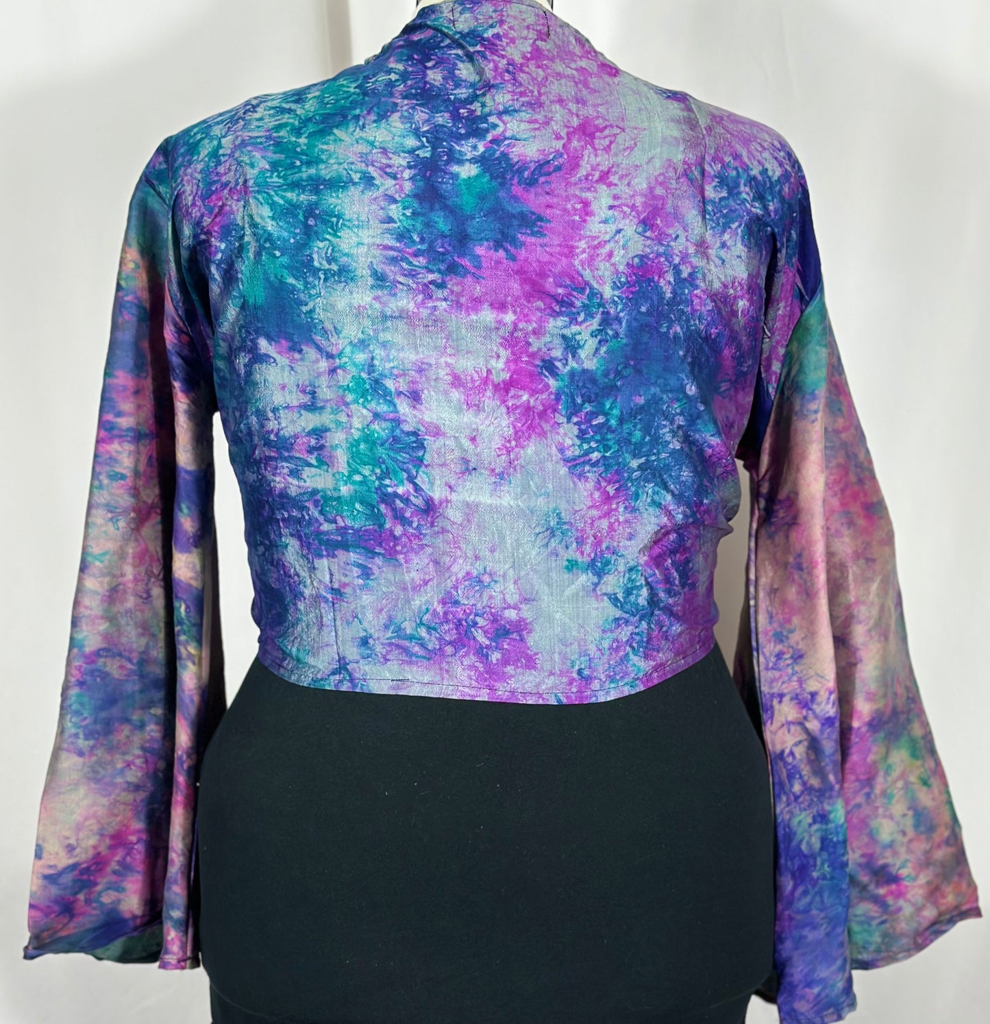 Plus Tie Dye Wrap Top