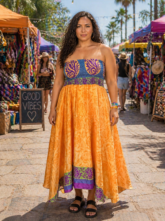 Plus Halter Dress