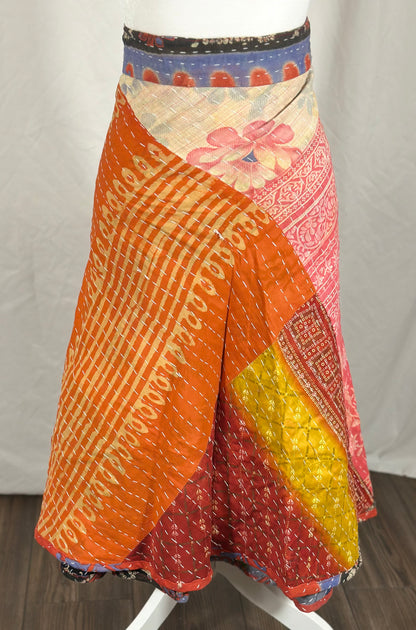 The Kantha Wrap Skirt