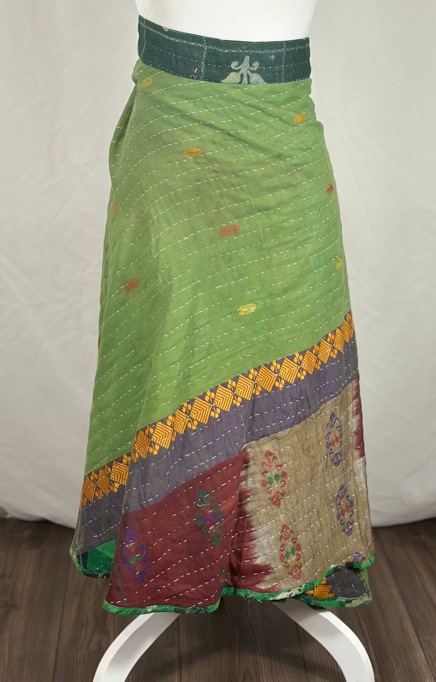 The Kantha Wrap Skirt