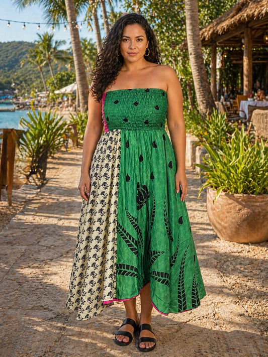 Plus Halter Dress