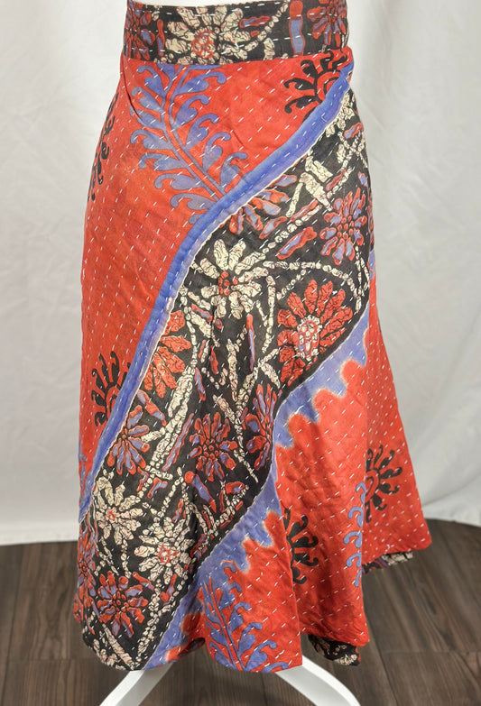 The Kantha Wrap Skirt